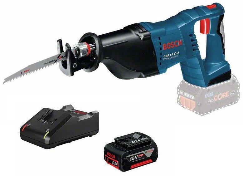 Bosch GSA 18V-LI Akülü Panter Testere (18V - 4.0 Ah Tek Akülü) - 0615990L6H