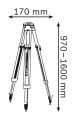 Bosch BT 160 Alüminyum Tripod (97 - 160 cm - 5/8'' Bağlantı) - 0601091200