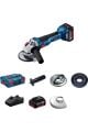 Bosch Gws 18V-10 2x5.0Ah Çift Akülü Taşlama Makinesi