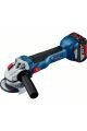Bosch Gws 18V-10 2x5.0Ah Çift Akülü Taşlama Makinesi 06019J4004