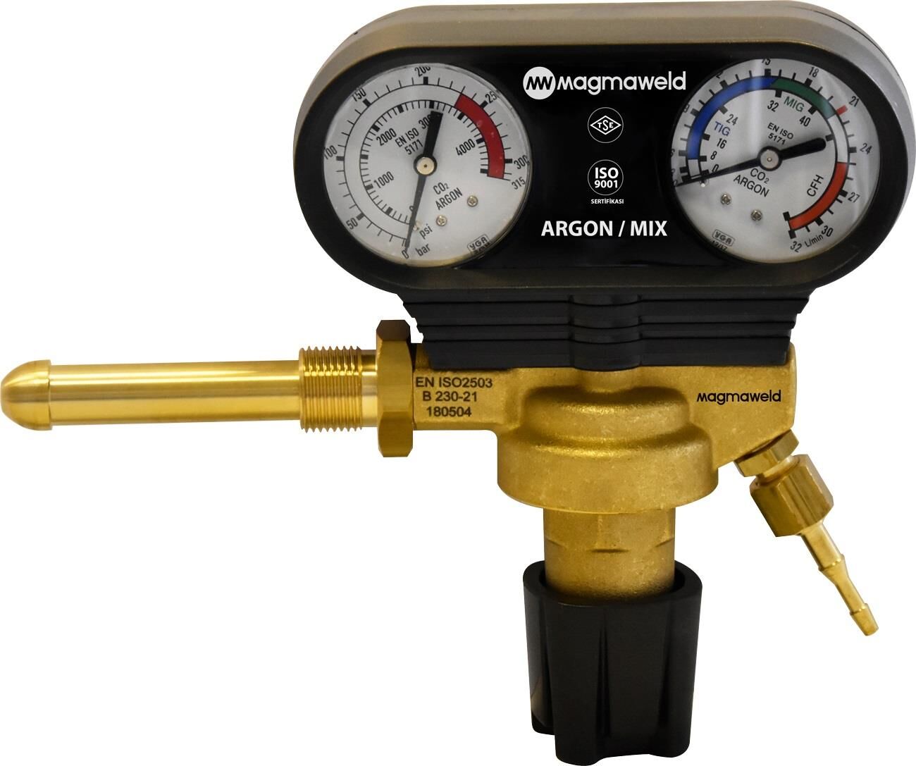 Magmaweld ARGON BASINÇ REGÜLATÖRÜ G5/8 ALTTAN AYAR