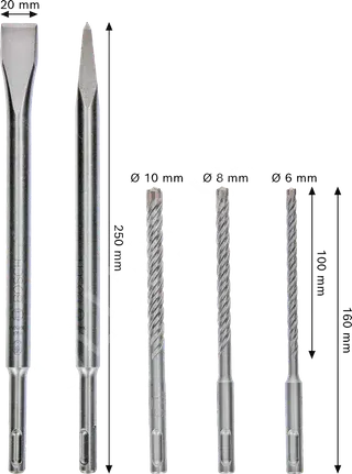 Bosch Pro Sds Plus Murç-Keski ve Matkap Ucu Seti 2607017515