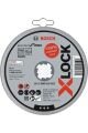 Bosch X-LOCK SDInoxR KesmeTaşı125*1mmDüz10lu