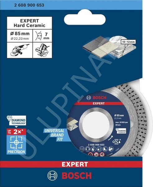 Bosch Expert HardCeramic Elmas Kesme Diski (85 x 22,23 mm) - 2608900653