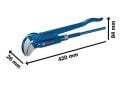 Bosch Boru Anahtarı 45° 420 mm (W3T)