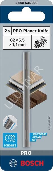 Bosch Çift Yönlü Planya Bıçağı (82 mm - Karbür - 2'li Paket) - 2607000193