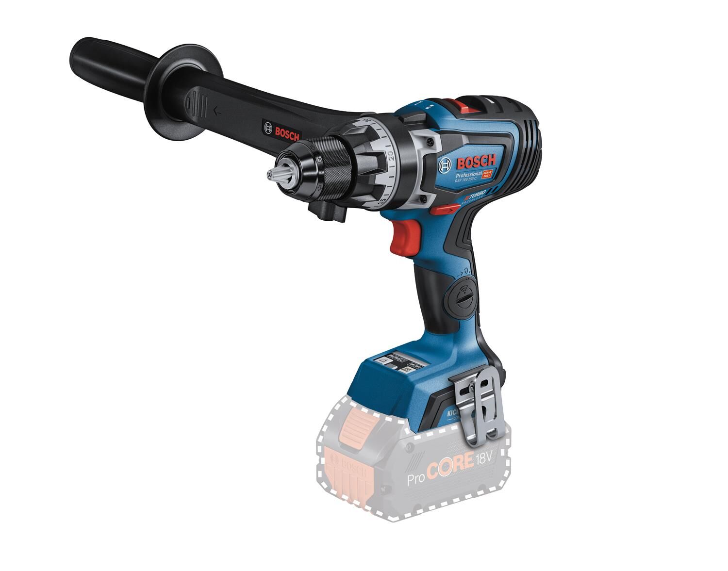 Bosch GSR 18V-150 C Akülü Delme/Vidalama Makinesi (18V - Solo/Aküsüz) - 06019J5001