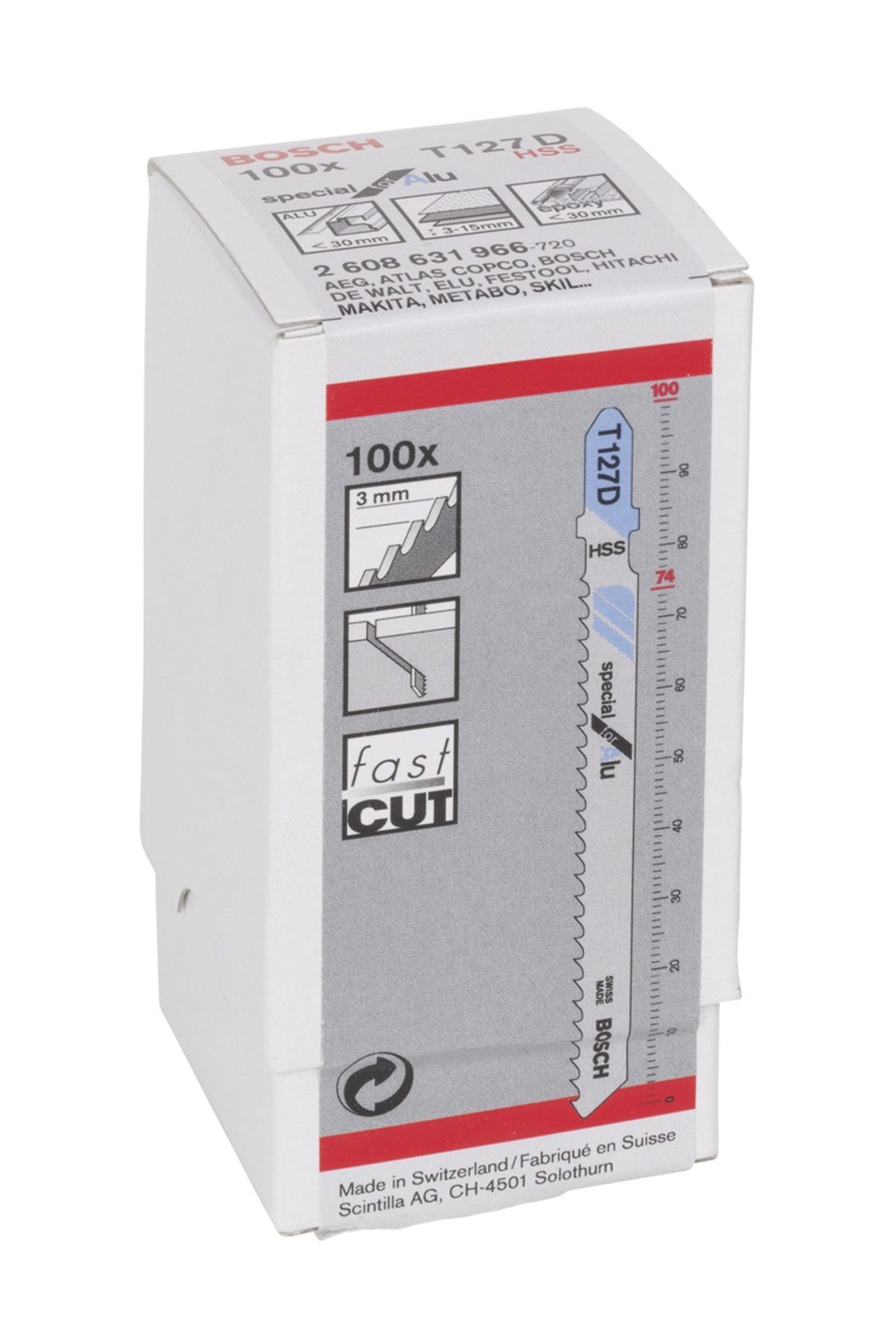 DEKUPAJ BIÇAĞI - T 127 D SPECİAL FOR ALU 100'LÜ