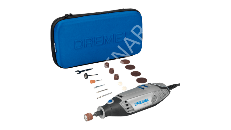 Dremel 3000-2/25 Çok Amaçlı El Motoru (130W - 25 Aksesuar / 2 Bağlantı Parçası) - F0133000HC