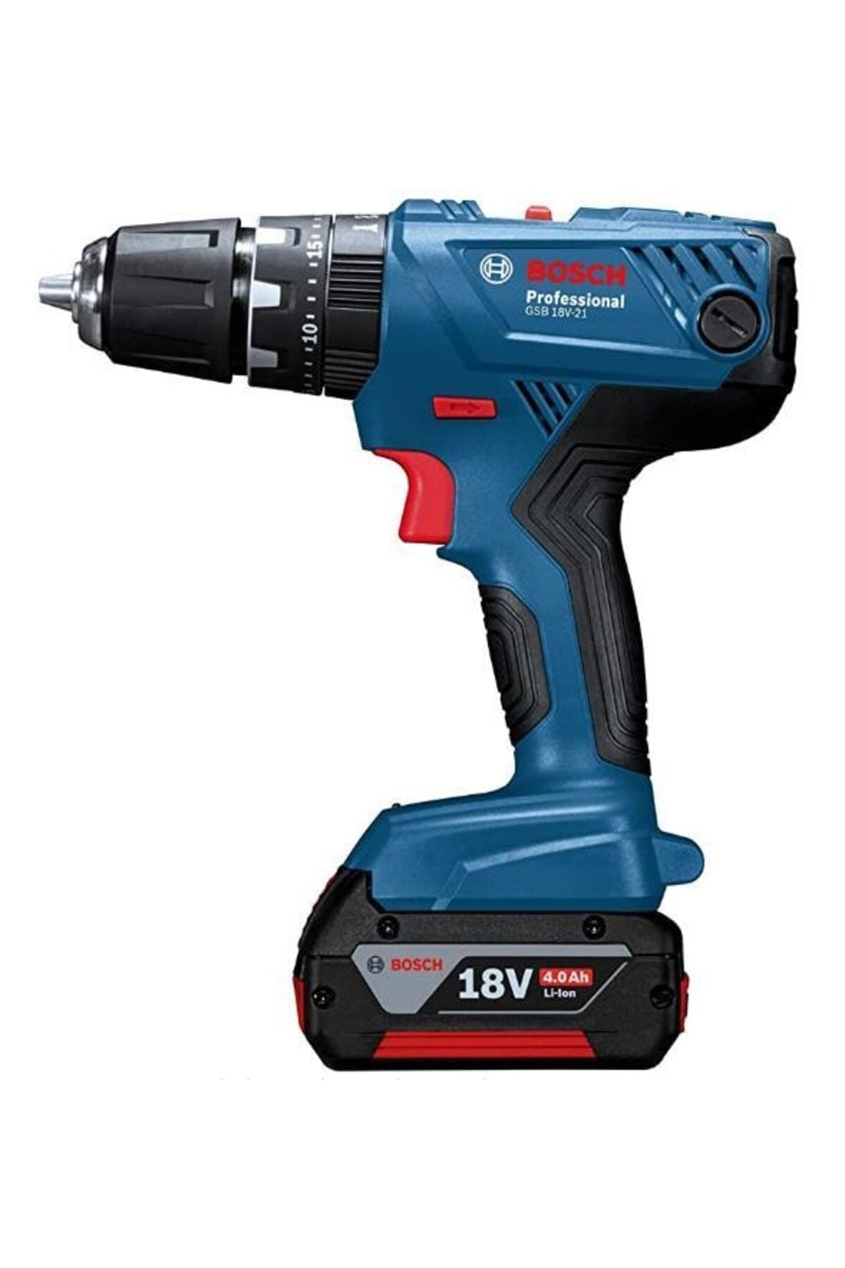Bosch GSB 18V-21 Akülü Darbeli Delme Vidalama (Solo/Aküsüz - 18V - 55 Nm) - 06019H1176