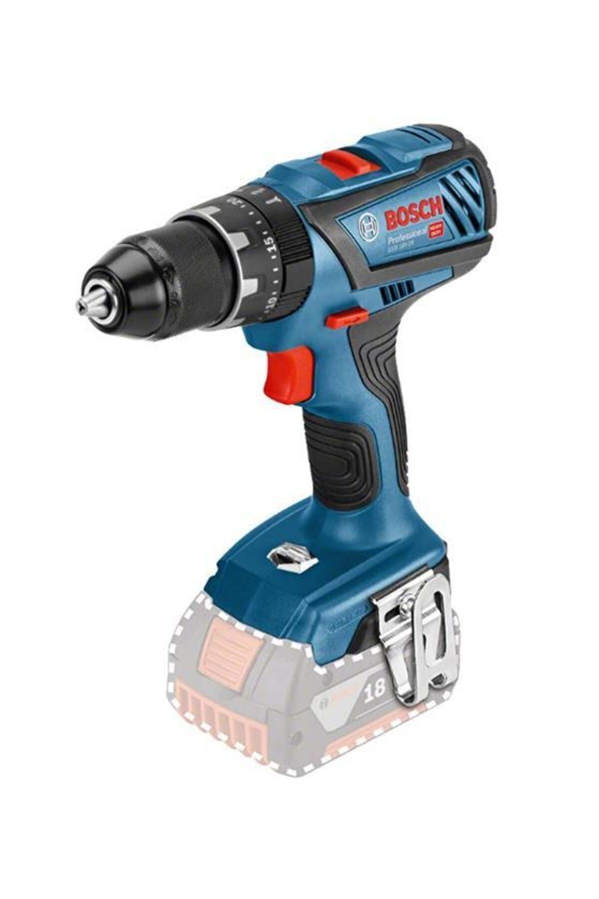 Bosch GSB 18V-28 Akülü Darbeli Delme ve Vidalama Makinesi (18V - Solo/Aküsüz) - 06019H4000