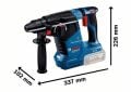 Bosch GBH 187-LI Akülü Kırıcı Delici (18V - Kömürsüz - 1x5.0 Ah) - 0611923022