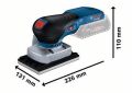 Bosch GSS 18V-13 Akülü Titreşimli Zımpara Makinesi (18V - Solo/Aküsüz) - 06019L0100