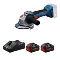 Bosch GWS 180-LI Akülü Avuç Taşlama Makinesi (18V - 2 x 8.0 Ah / 125 mm) - 06019H9020-SET