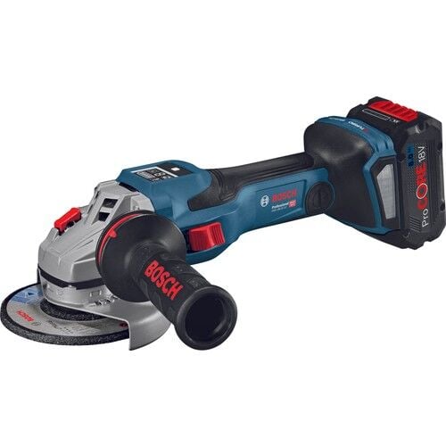 Bosch GWS 18V-15 SC Akülü Avuç Taşlama Makinesi (2 x 8,0 Ah ProCORE + GAL 18V-160 C) - 06019H6101