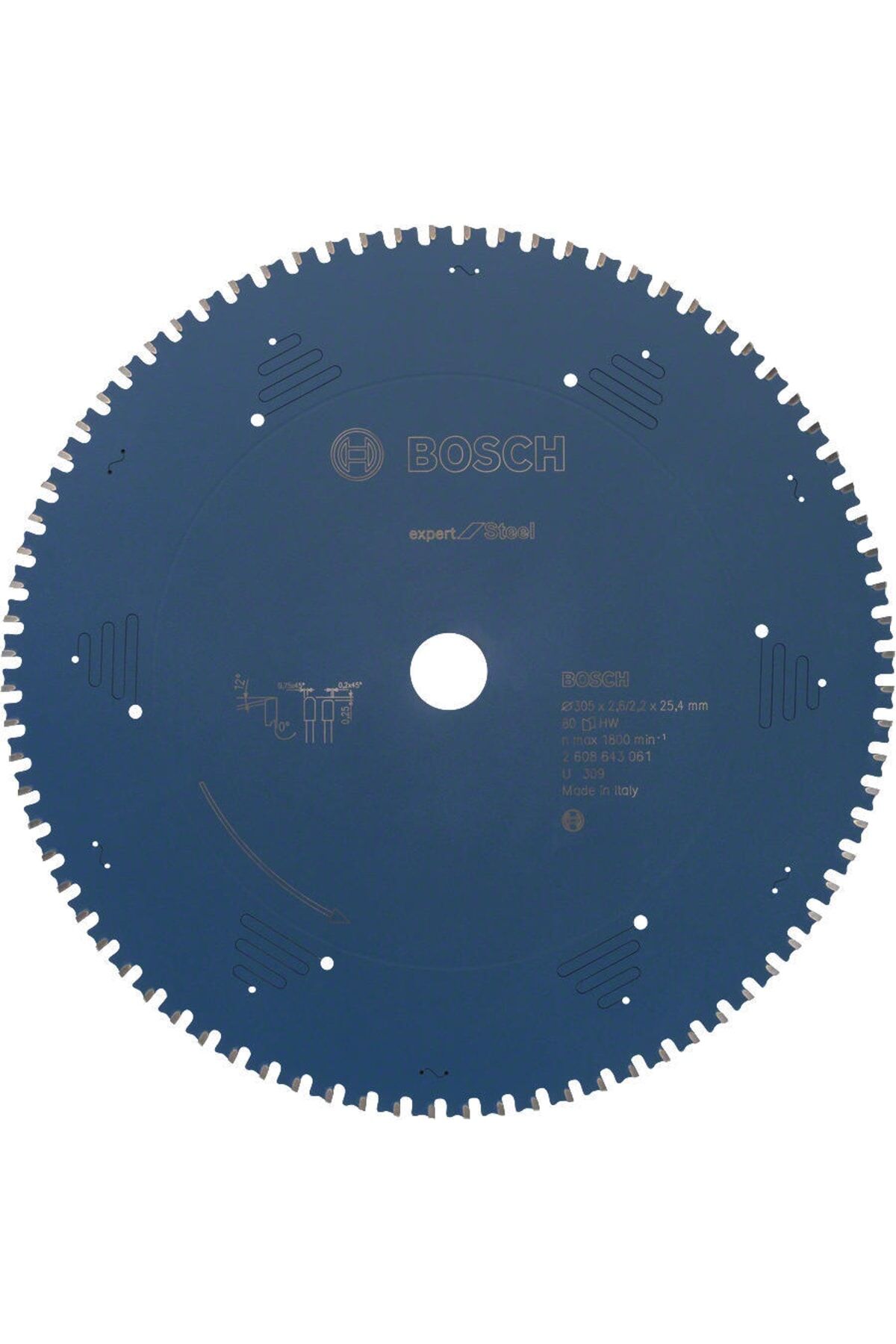 Bosch Expert for Steel Daire Testere Bıçağı (305 x 25.4 mm - 80 Diş) - 2608643061