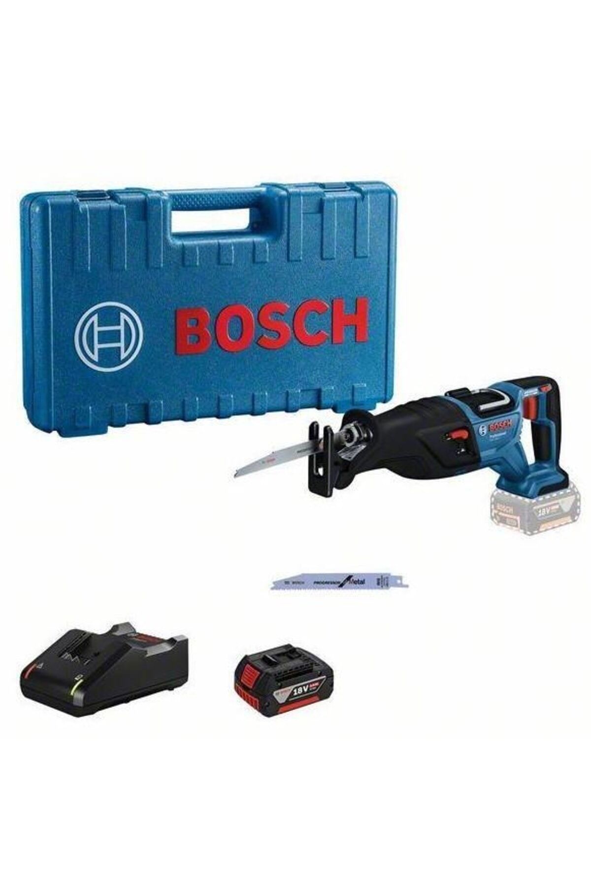 Bosch GSA 185-LI Akülü Panter Testere (18V - 1 x 5.0 Ah Akü ve Şarj Cihazı / Kömürsüz Motor) - 06016C0021