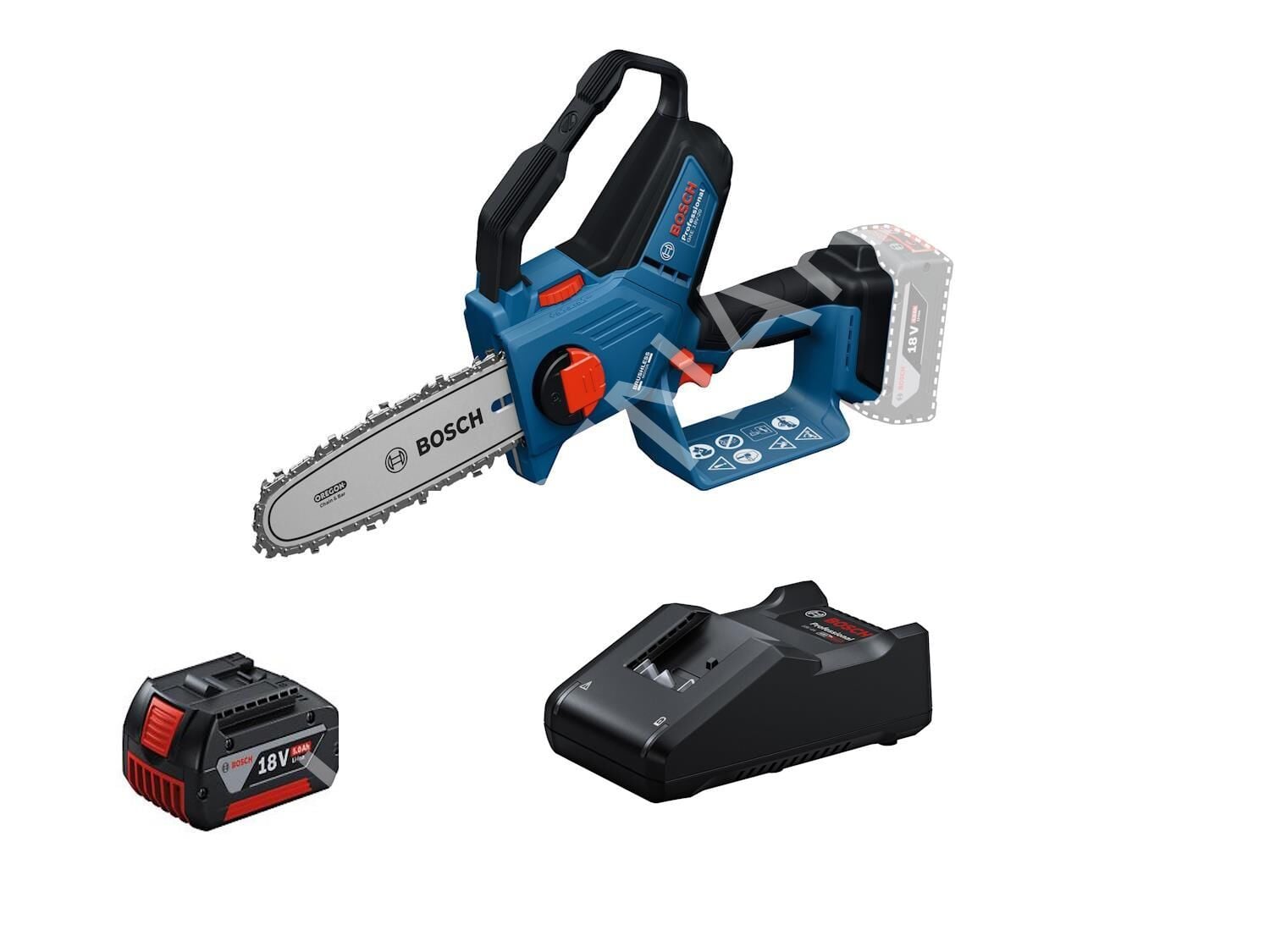 GKE 18V-20 Zincirli Ağaç Kesme 1x5.0Ah Tek Akülü