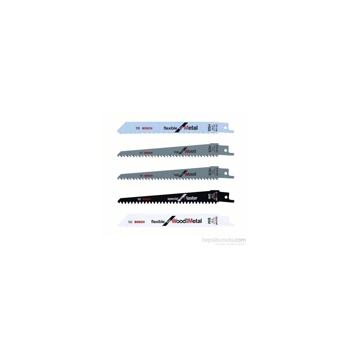 Bosch KEO 5'li Ahsap bıçak seti F016800307