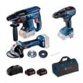 Bosch GSR18v-50+GBH 180+GWS 180 2 x GBA 18V 5.0Ah 0615990M32