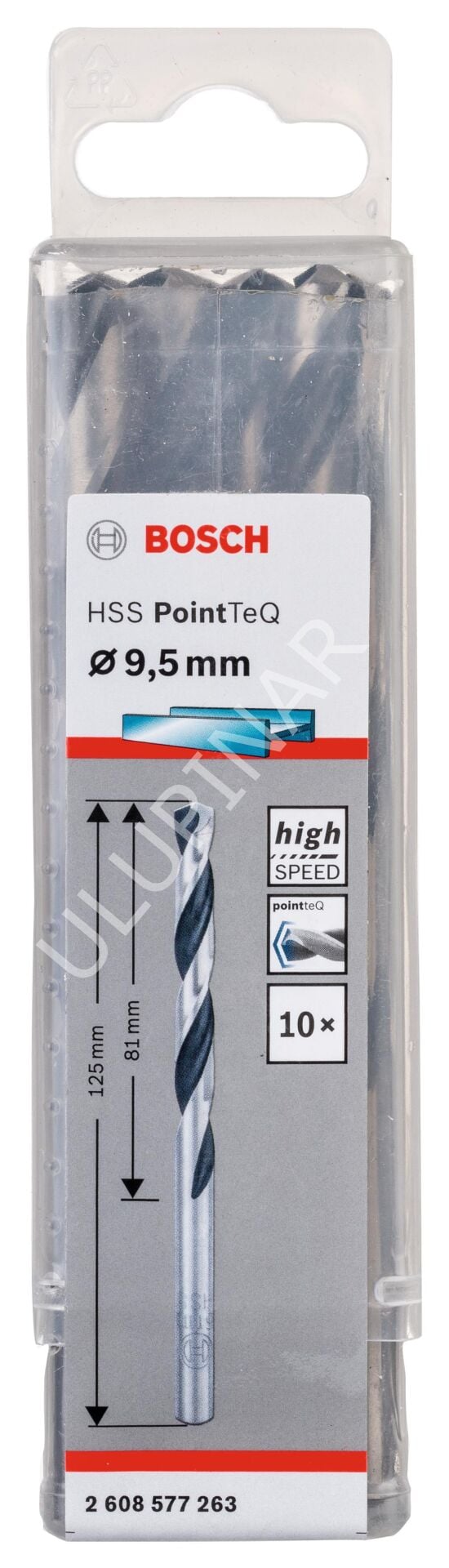 Bosch HSSPointTeQ Metal Matkap Ucu 9.5 mm 10''lu