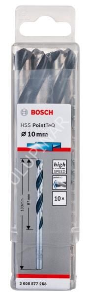 Bosch HSSPointTeQ Metal Matkap Ucu 10.0 mm 10''lu