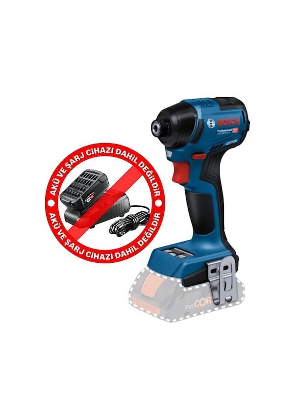 Bosch GDR 18V-220 C Akülü Darbeli Tornavida (18V - Kömürsüz - Solo/Aküsüz) - 06019L6000