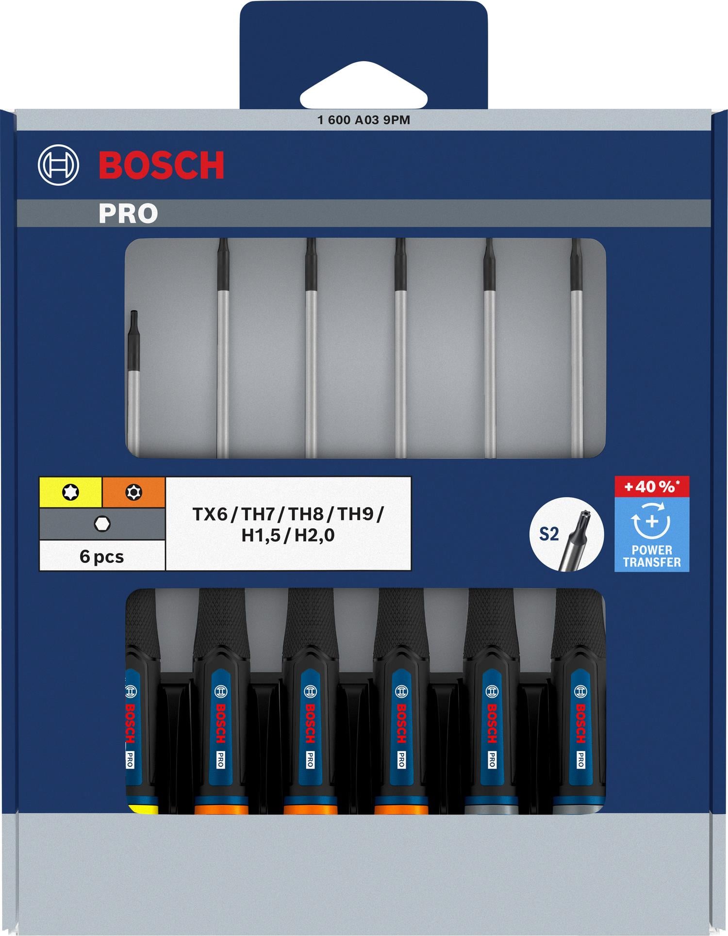 Bosch Hassas Uçlu Tornavida Seti TX/TH/H 6 Parça