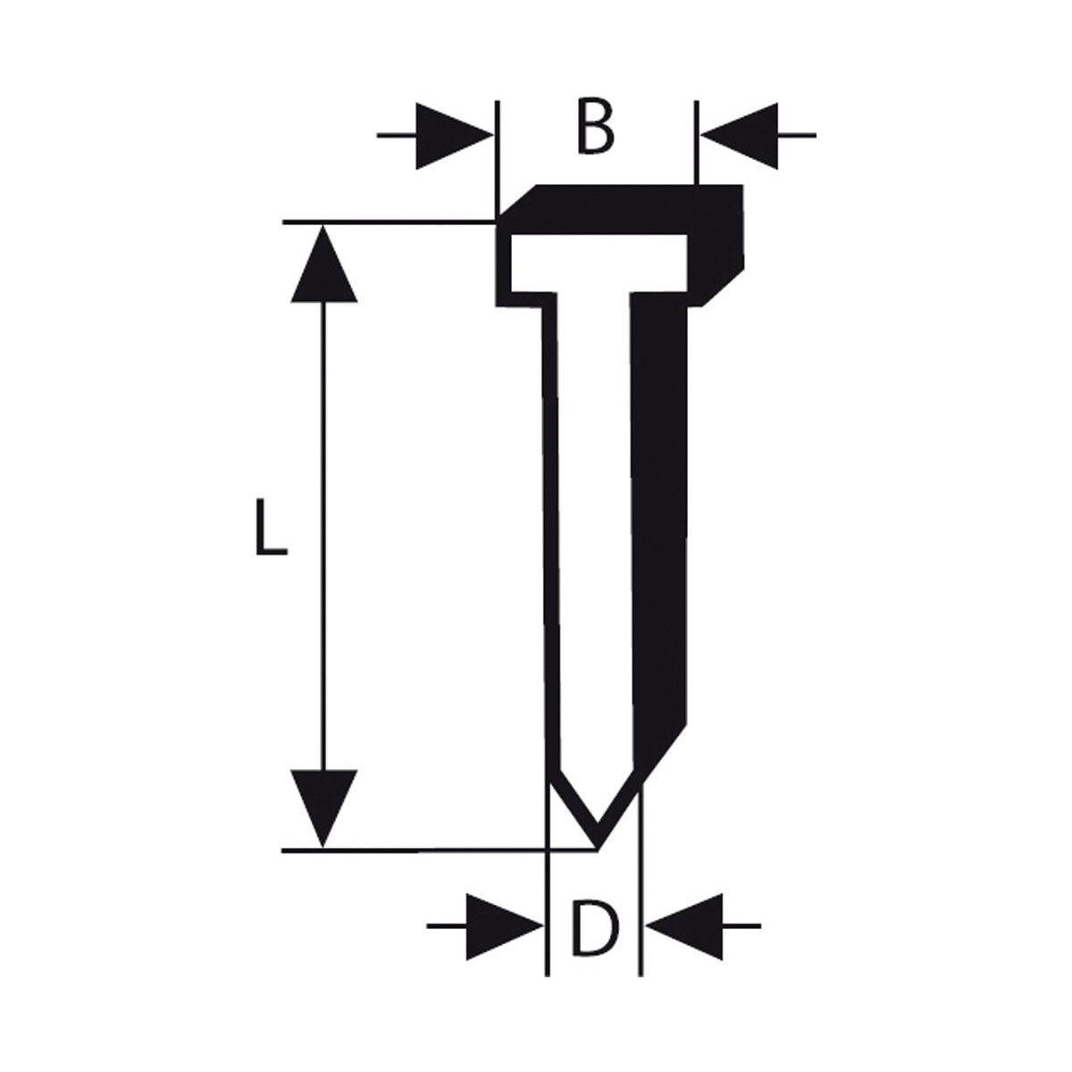 Bosch GNH 18v-64 M Uyumlu Başsız Çivi 38mm 2000 Ad