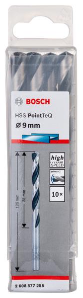 Bosch HSSPointTeQ Metal Matkap Ucu 9.0 mm 10''lu