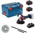 Bosch GBR 18V-15 S 125 mm 2x5.5Ah Procore Çift Akülü Taşlama