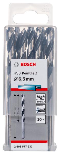 Bosch HSSPointTeQ Metal Matkap Ucu 6.5 mm 10''lu
