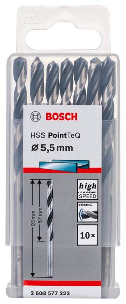 Bosch HSSPointTeQ Metal Matkap Ucu 5.5 mm 10''lu