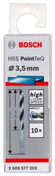 Bosch HSSPointTeQ Metal Matkap Ucu 3,5 MM 10''lu