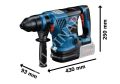 Bosch GBH 18V-34 CF 2x12.0Ah Procore Çift Akülü Kırıcı Delici