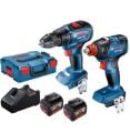 GSR 18V-50 + GDX 18V-200 (2X5 AH+GAL 18V-40+L BOX)
