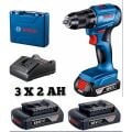 Bosch GSB 185-LI Akülü Darbeli Delme ve Vidalama Makinesi (3 x 2,0 Ah + GAL 18V-20 + Çanta) - 06019K3101-SET