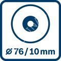 Bosch GWS 12V-76 1x3.0Ah Tek Akülü Taşlama 76mm