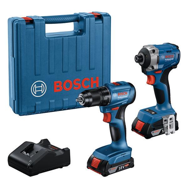 Bosch GDR 18V-215 + GSR 185-LI 2x2.0Ah 2li Set