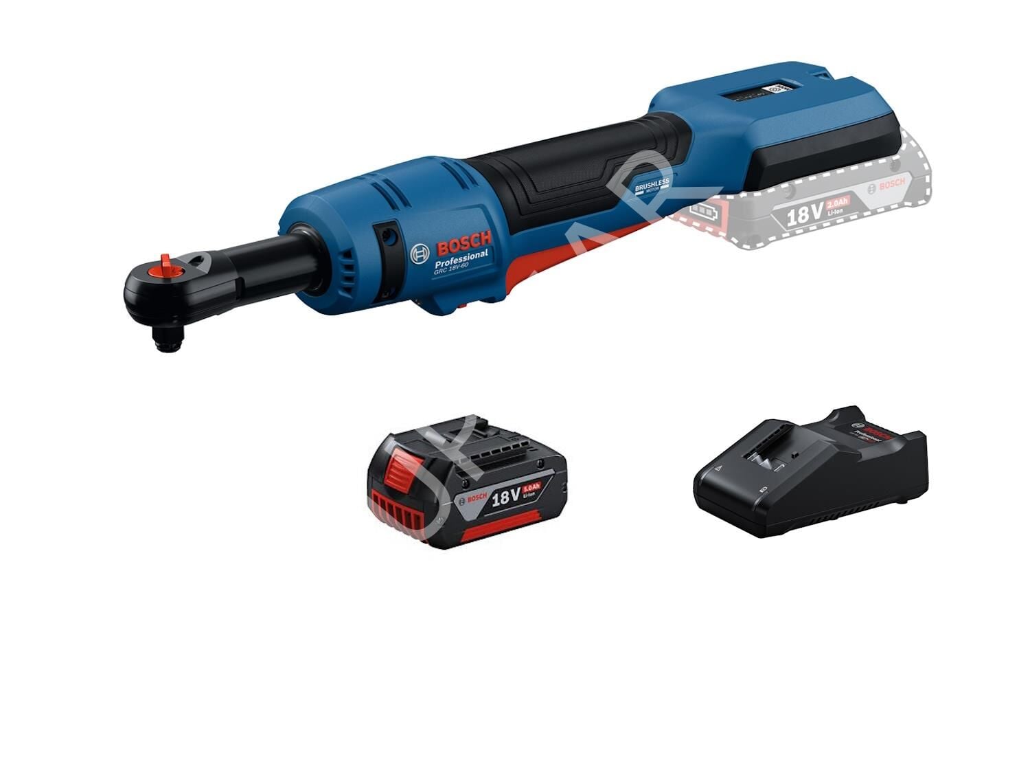 GRC 18V-60 1x5.0Ah Tek Akülü Darbeli Somun Sıkma Makinesi