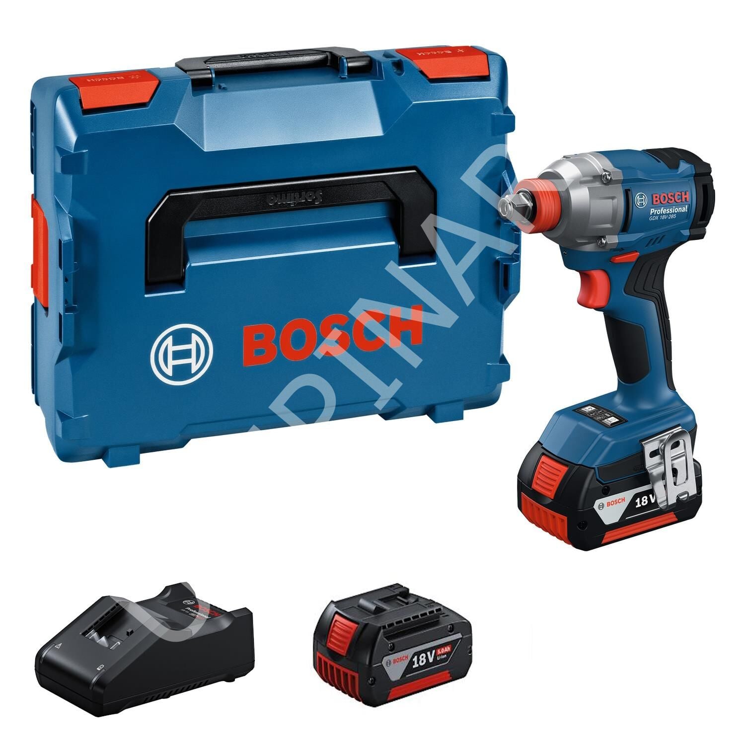 Bosch GDX 18V-285 2x5.0Ah Çift Akülü Darbeli Somun Sıkma