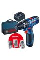 Bosch GSB 120-LI Tek Akülü + 39 Parça Matkap Seti