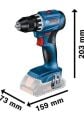 Bosch GSR 18V-45 Vidalama Solo