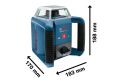 Bosch GRL 400 H Rotasyon Lazeri Seti (LR 1 Alıcı / 400 Metre Menzil) - 0601061800