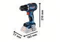 GSR 18V-90 C AKÜLÜ DELME VİDALAMA 2X2.0Ah