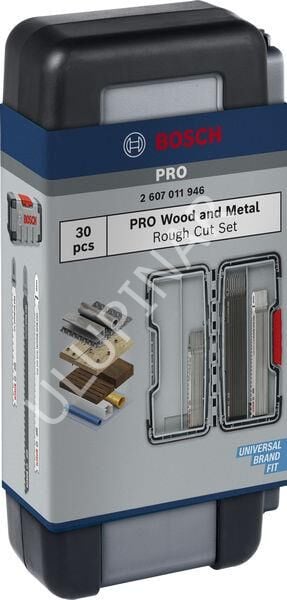 Bosch Dekupaj Bıçağı Seti Ahşap ve Metal Set 30lu