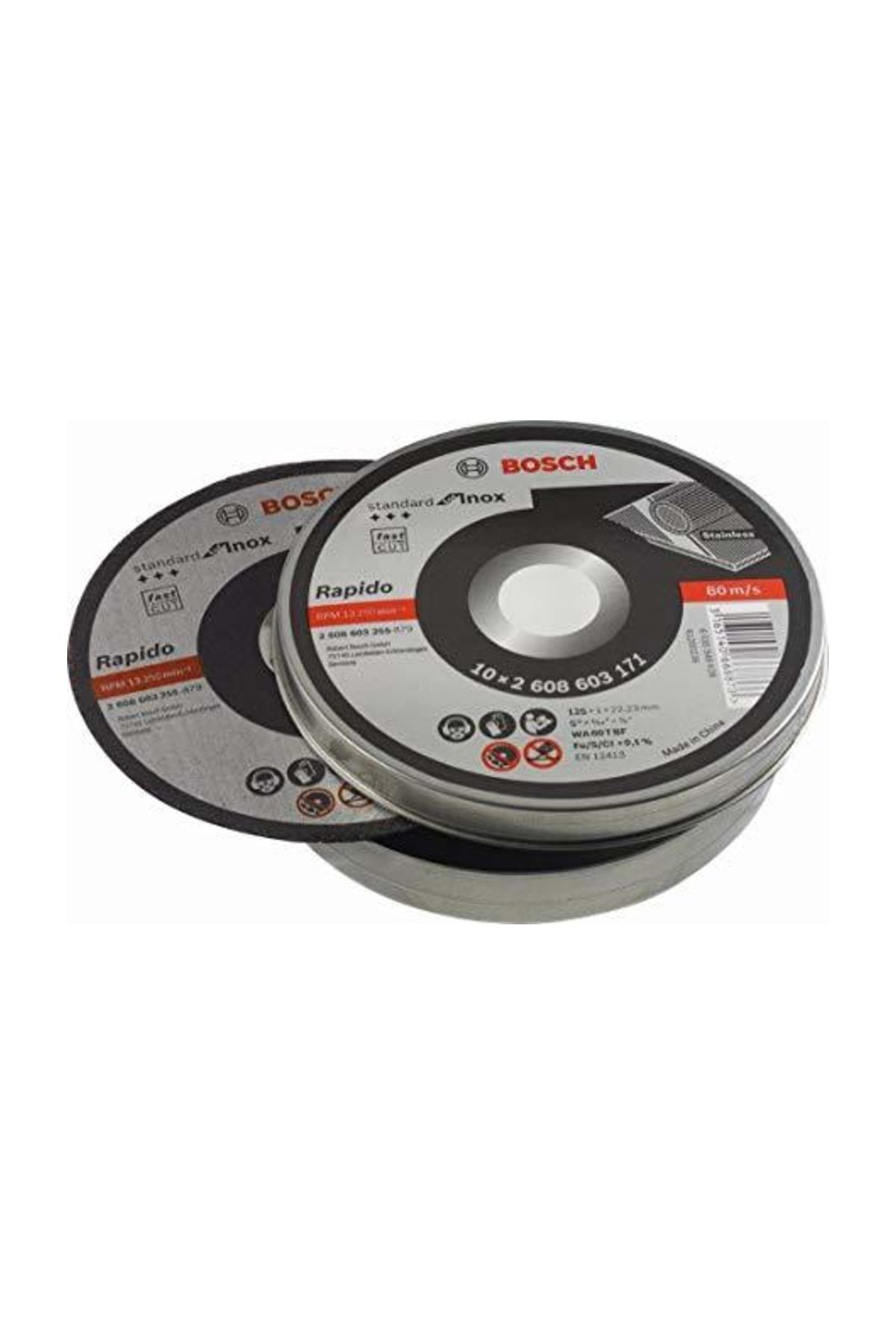 Bosch SDINOX RAP.Kesme Taşı 125*1,0 MM 10''LU