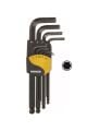 Proxxon 9 Parça Bombe Başlı Allen Anahtar Takımı (1.5 - 10 mm / L-Form Nikel-Krom-Molibden Çelik) - 23946
