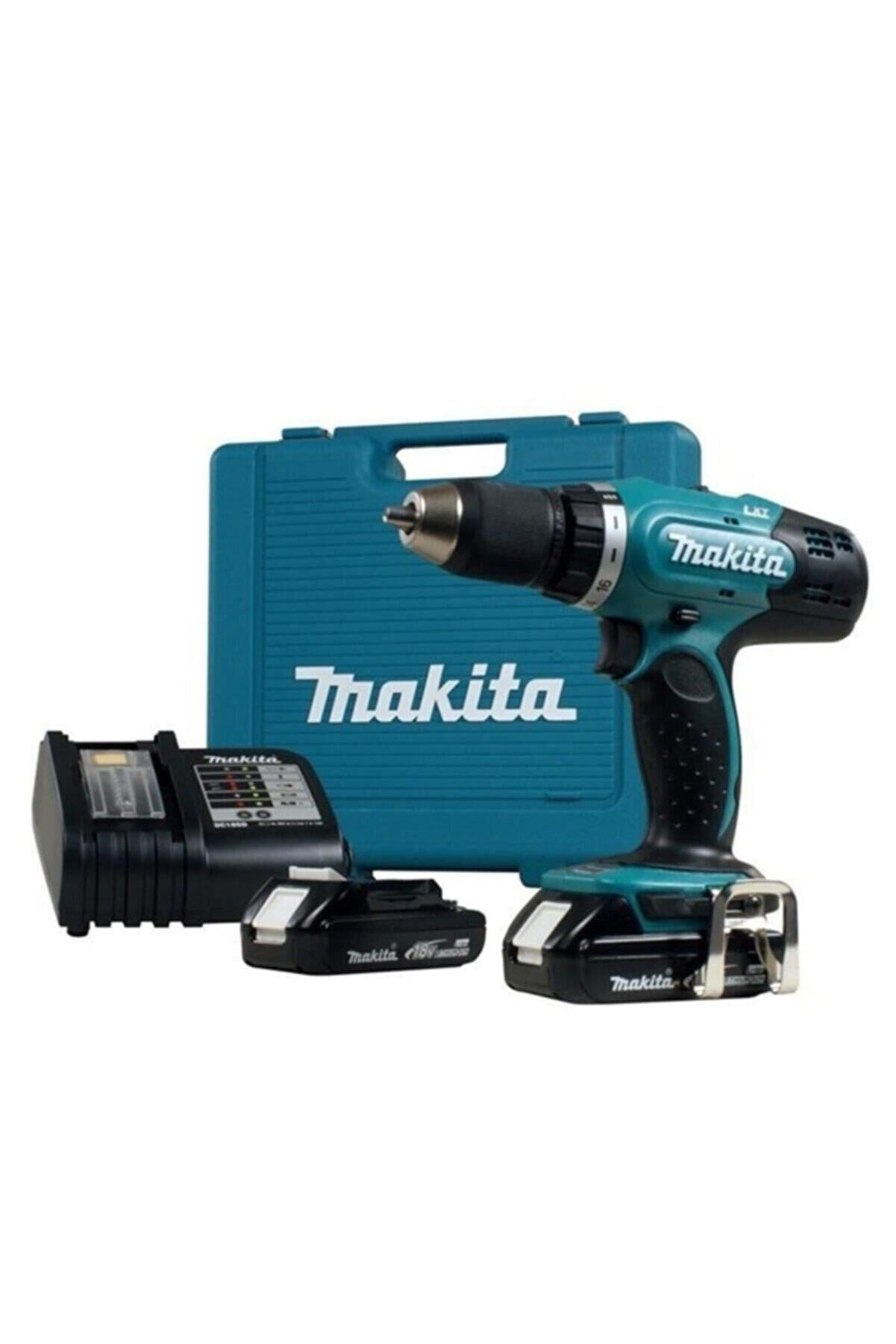 Makita DDF453SYE Akülü Delme ve Vidalama Makinesi (18V - 2 x 1.5 Ah Akü / 42 Nm Tork Kapasitesi) - DDF453SYE