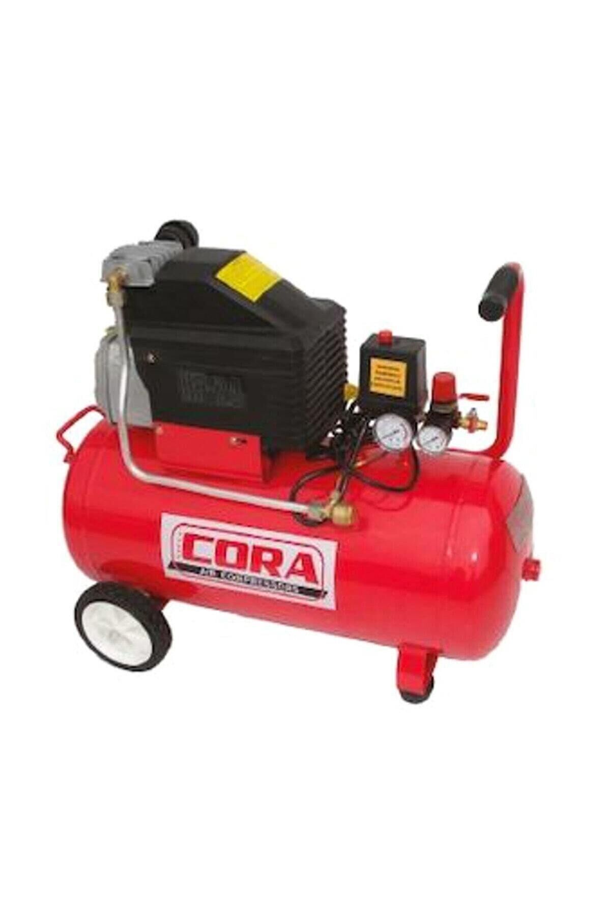 Cora Sessiz Yağsız Kompresör (2 HP Güç - 25 Litre Tank Kapasitesi / 8 Bar Çalışma Basıncı) - CORA-25L